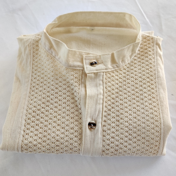 Baja Mexican Print Men's Short Sleeve Shirt